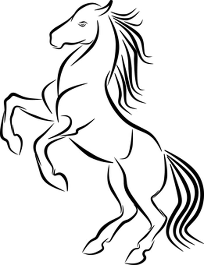 Desenho para colorir Cavalo
